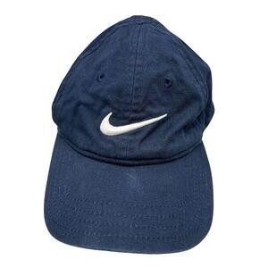 Nike Hat‎ Toddler Blue Adjustable Swoosh One Size Sporty Activewear Just Do It